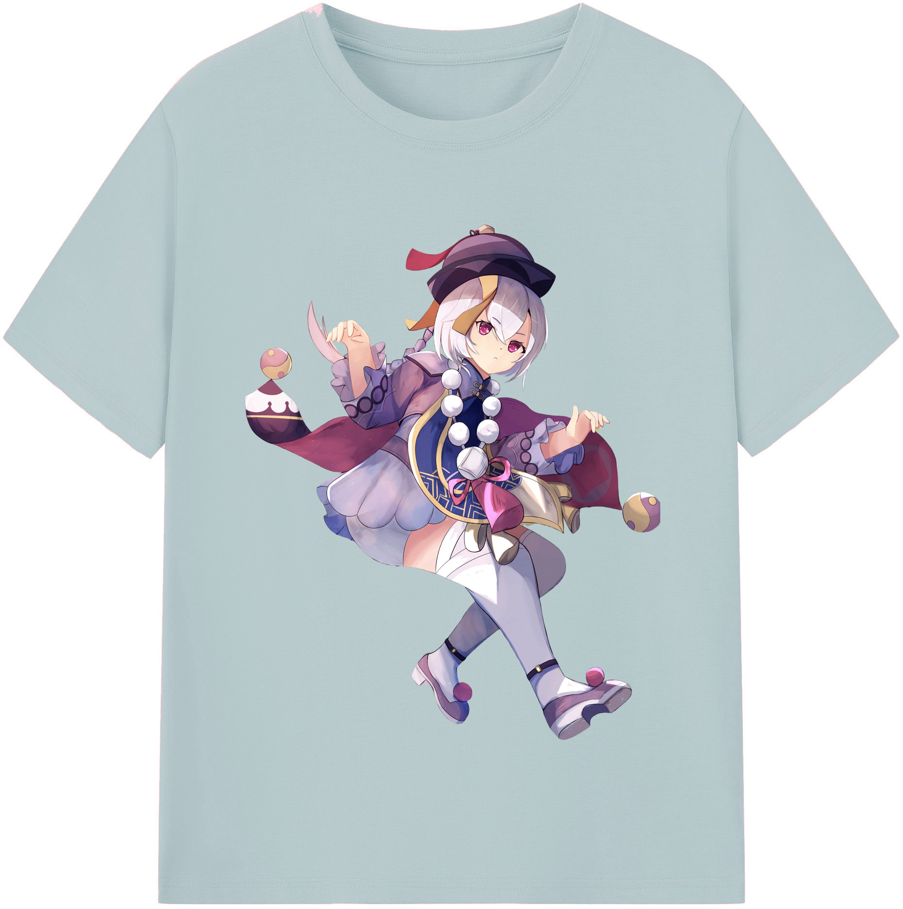 げんし神 七七 なな  genshin Nana 綿100％半袖Tシャツ（フロントプリント）